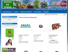 Tablet Screenshot of gemasdaterra.com.br